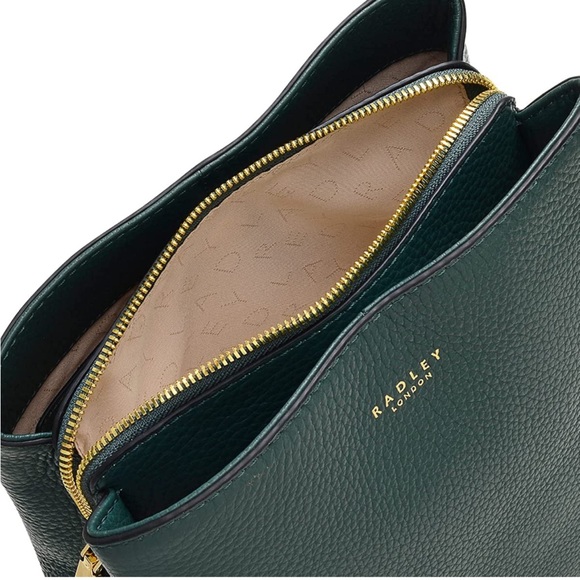 RADLEY LONDON turquoise leather crossbody - Picture 4 of 15